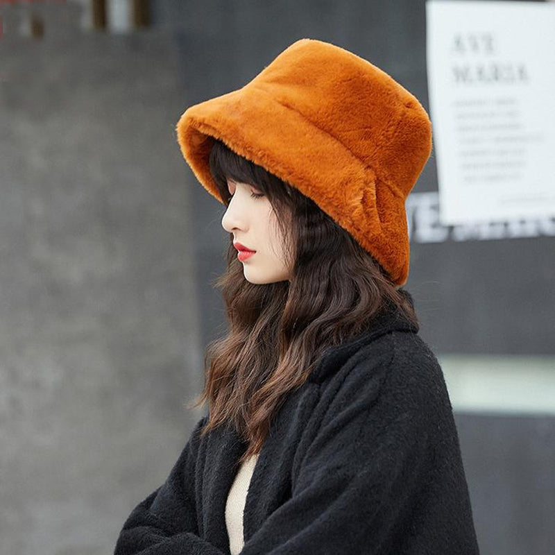 Frankie Faux Fur Winter Bucket Hat