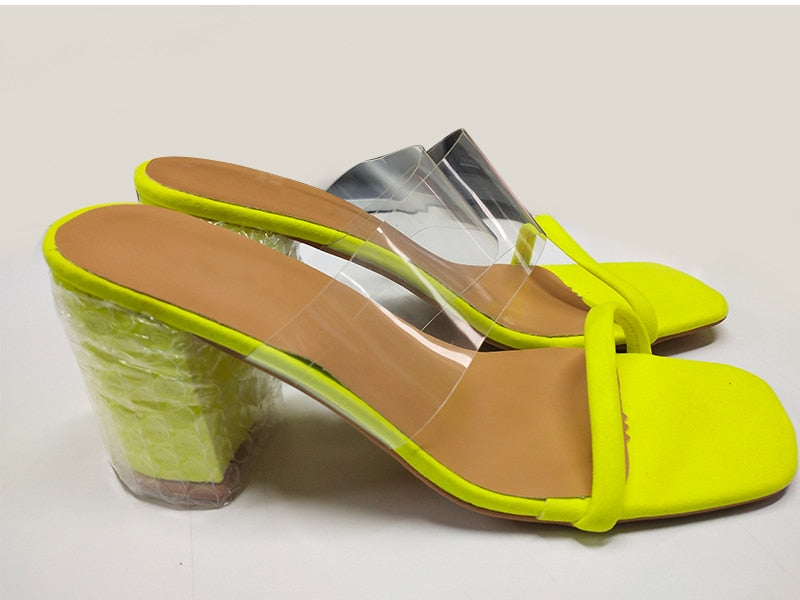 Candy Baby Transparent Heels